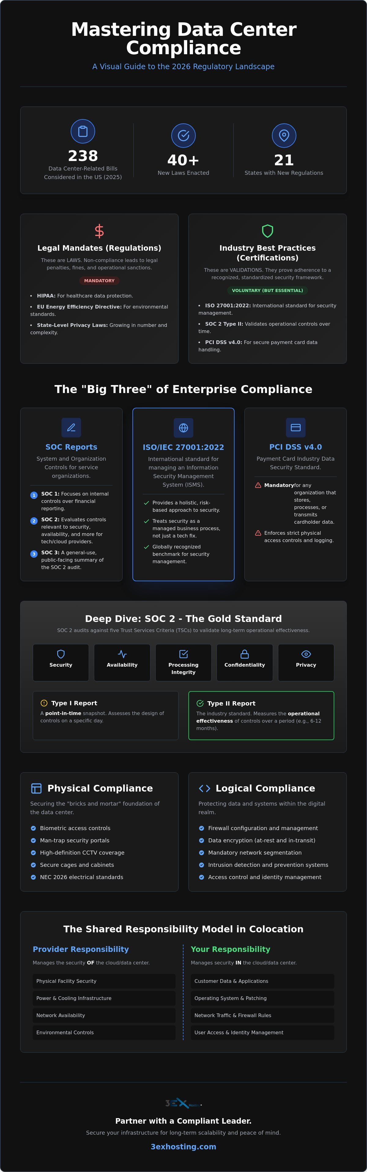 Data Center Compliance Standards: The 2026 Enterprise Guide to Regulatory Alignment